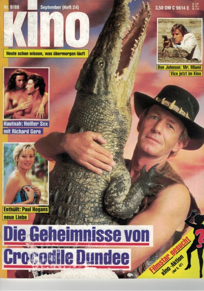 Kino Zeitschrift, Heft Nr. 24, September 1988, Paul Hogan, Linda Kozlowski, Eis am Stiel VIII