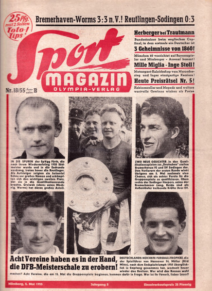 Sport Magazin - 1955 18 B - 05. Mai 1955