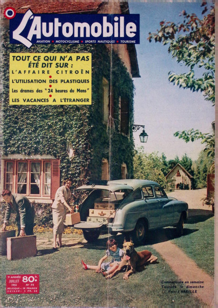 L´Automobile No. 75 - Juillet 1952