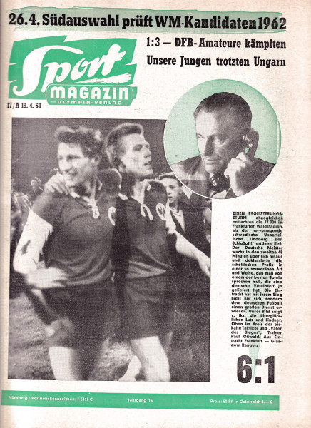 Sport Magazin - 1960 17 A - 19. April 1960