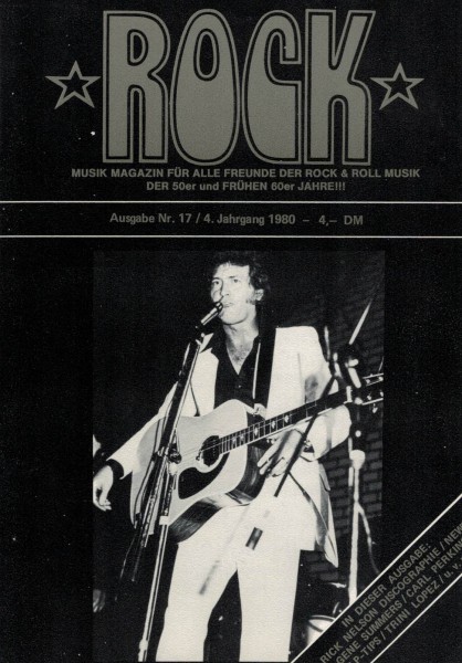 Rock & Roll Musik Magazin - Heft 17 - 1980 - Rick Nelson, Gene Summers, Carl Perkins, Trini Lopez