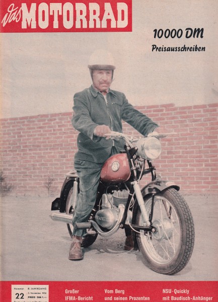 Das Motorrad - 1956 - Heft 22 - NSU Quickly