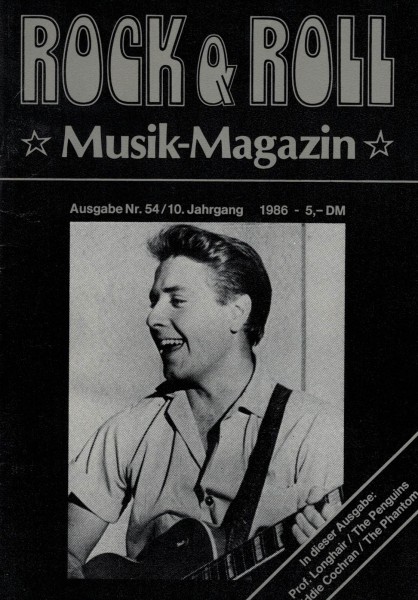 Rock & Roll Musik Magazin - Heft 54 - 1986 - Prof. Longhair, The Penguins, Eddie Cochran, The Phanto