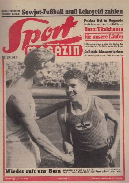 Sport Magazin - 1954 29 B - 22.Juli 1954