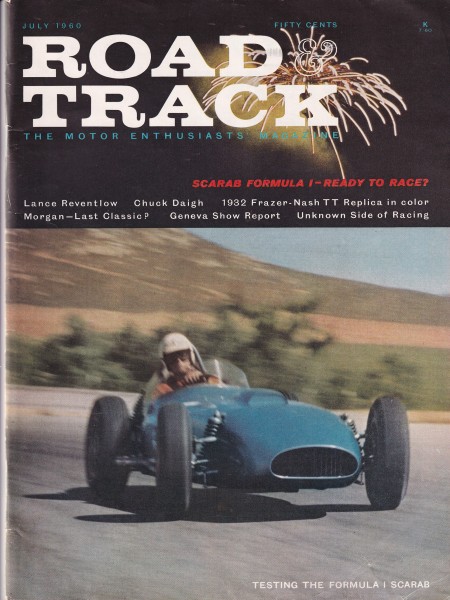 Road & Track - 1960 July - Morgan +4, Facel Vega GT Coupe, Austin A-99, Renault Caravelle