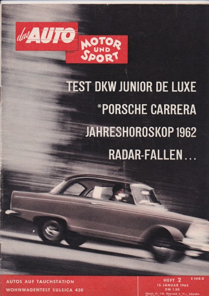 Auto Motor und Sport 1962 Heft 02-13.01.1962