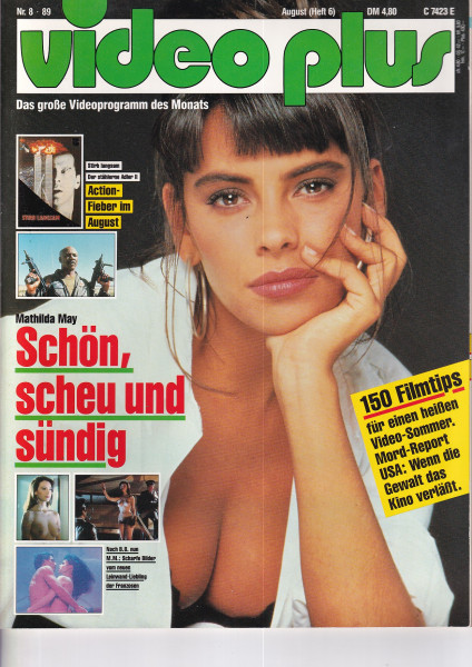 Video Plus Zeitschrift, Heft Nr. 06, August 1989 - Mathilda May, Stirb langsam, Der stählerne Adler