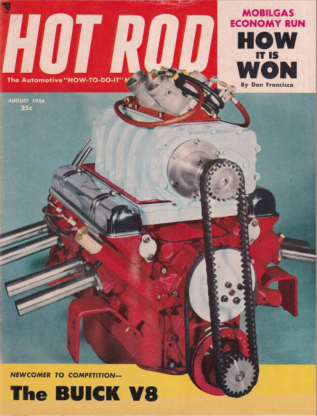 Hot Road Magazine - 1954 August