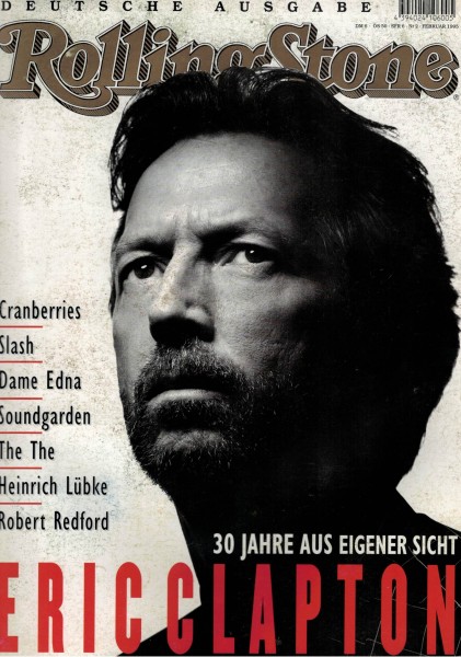 Rolling Stone 1995-02 Februar - Ausgabe 04 - Eric Clapton, Cranberries, Slash, Dame Edna, Soundgarde