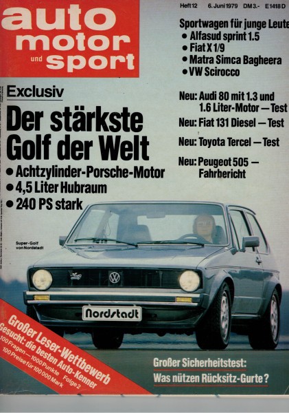 Auto Motor und Sport 1979 Heft 12-06.06.1979