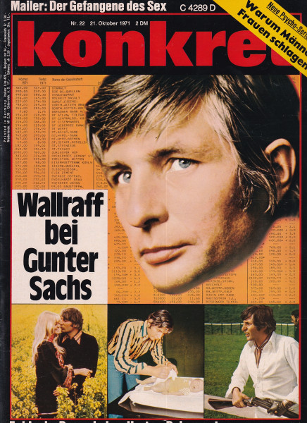 Konkret - Zeitschrift für Kultur und Politik - 21. Oktober 1971