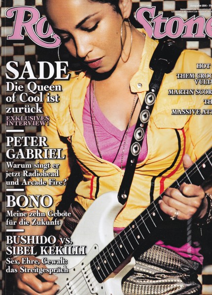 Rolling Stone 2010-02 Februar - Ausgabe 184 - Sade, Peter Gabriel, Bono, Hot Chip - mit CD