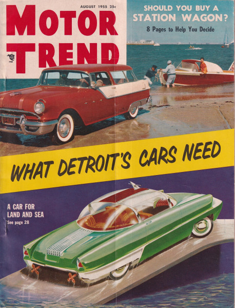 Motor Trend - 1955 August