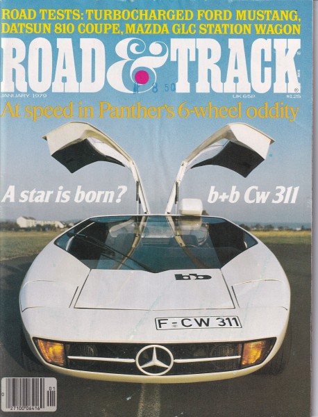 Road & Track - 1979 January - Ford Mustang Turbo, Datsun 810 Coupe, Mazda GLC Wagon