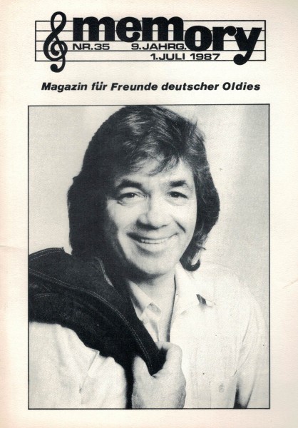 memory - Heft 35 - Juli 1987 - Magazin für Freunde deutscher Oldies