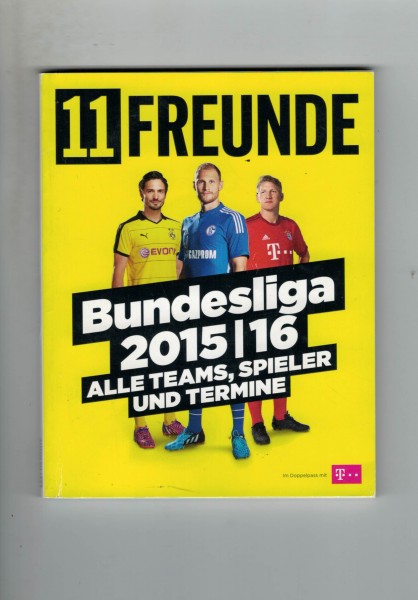 11 Freunde - Bundesliga Planer 2015/16