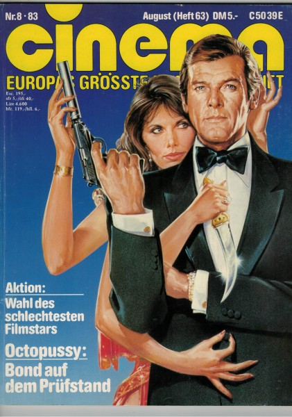 Cinema Zeitschrift, Heft Nr. 063, August 1983, James Bond, Octopussy