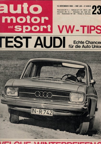 Auto Motor und Sport 1965 Heft 23-13.11.1965