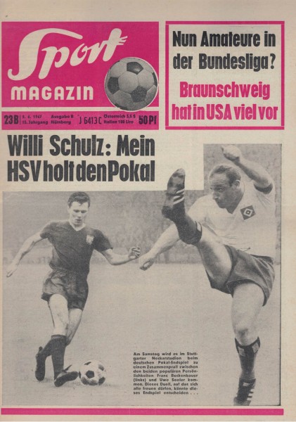 Sport Magazin - 1967 23 B - 08.06.1967