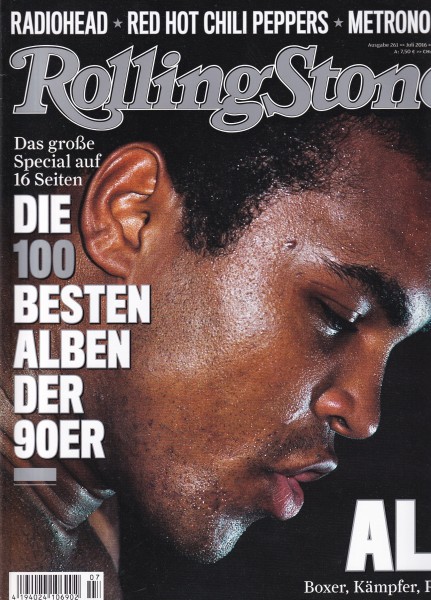 Rolling Stone 2016-07 Juli - Ausgabe 261 - Santana, Sting, Muhammad Ali - mit CD