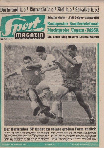 Sport Magazin - 1957 38 A - 23.09.1957