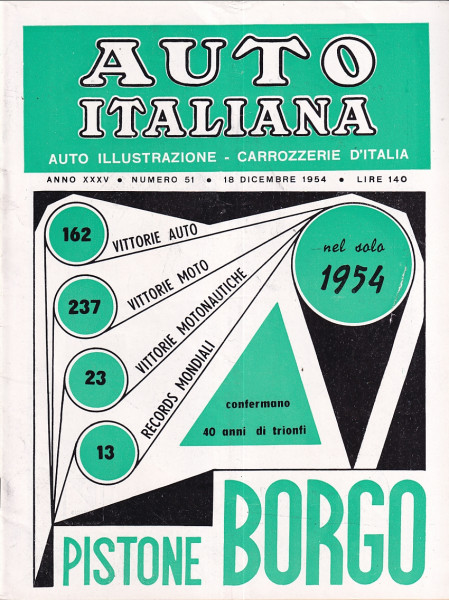 Auto Italiana - 1954 - Nr. 51