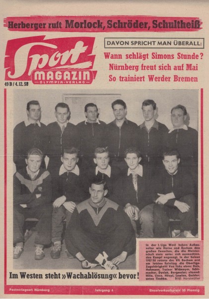 Sport Magazin - 1958 49 B - 04.12.1958