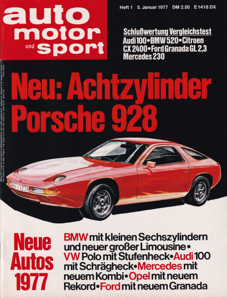 Auto Motor und Sport 1977 Heft 01 - 05.01.1977