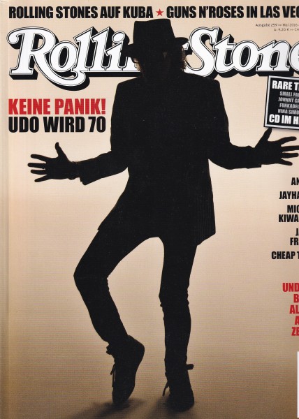 Rolling Stone 2016-05 Mai - Ausgabe 259 - Udo Lindenberg, Anohni, Jayhawks - mit CD