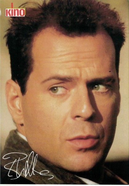 Kino-Autogrammkarte - Bruce Willis