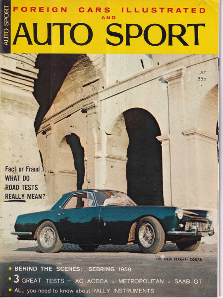 Auto Sport - Foreign Cars Illustrated - 1959 July - Vol. 2 No. 3