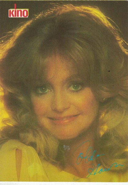 Kino-Autogrammkarte - Goldie Hawn