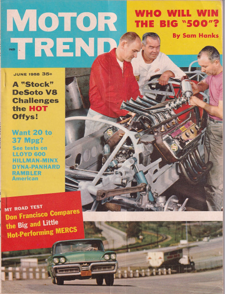 Motor Trend - 1958 June