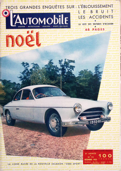 L´Automobile No. 92 - Decembre 1953