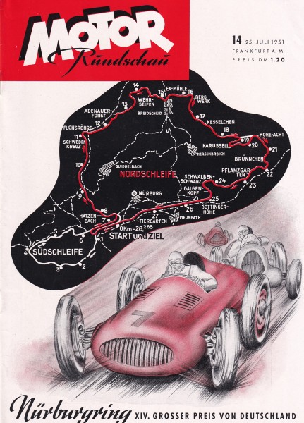 Motor Rundschau 1951 Heft 14 - 25.07.1951 - Lancia-Aurelia 1,8 L