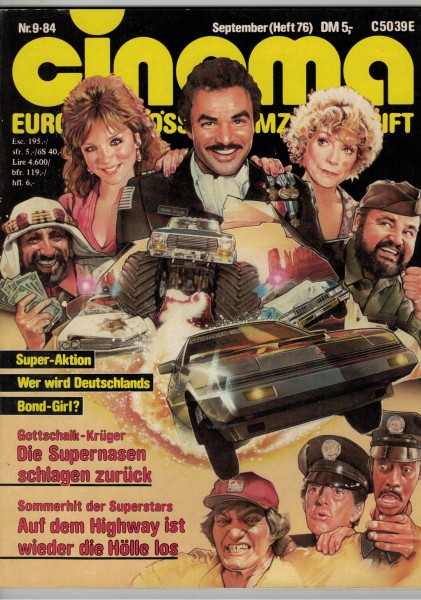 Cinema Zeitschrift, Heft Nr. 076, September 1984, Die Supernasen, Auf dem Highway ist wieder die Höl