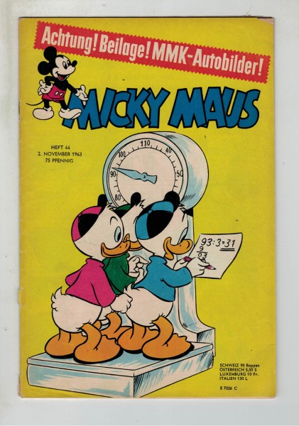 Micky Maus 1963 Nr. 44 / 02.11.1963