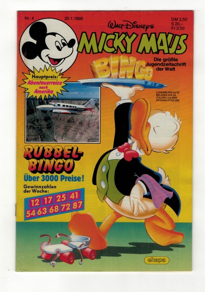 Micky Maus 1988 Nr. 04 / 20.01.1988