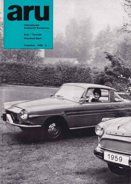 aru - Internationale Automobil-Rundschau - 1958 Dezember - BMW 503, Porsche 1600/S Super Modell 1958