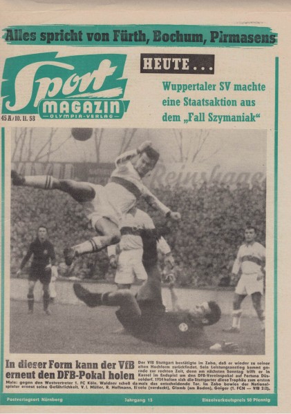 Sport Magazin - 1958 45 A - 10.11.1958
