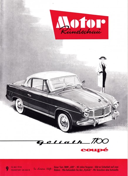 Motor Rundschau 1958 Heft 09 - 10.05.1958 - BMW 600