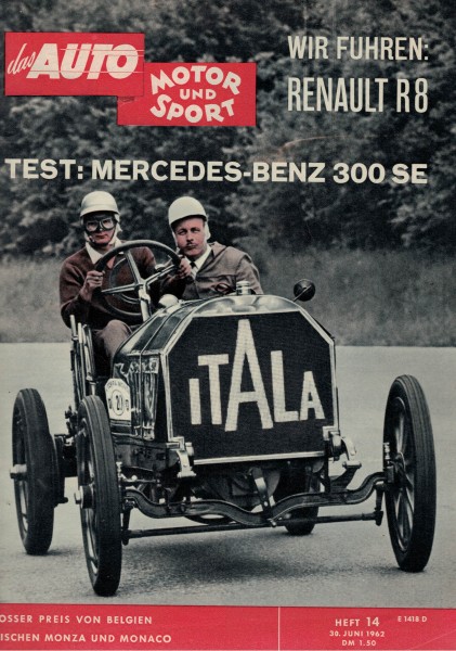 Auto Motor und Sport 1962 Heft 14-30.06.1962