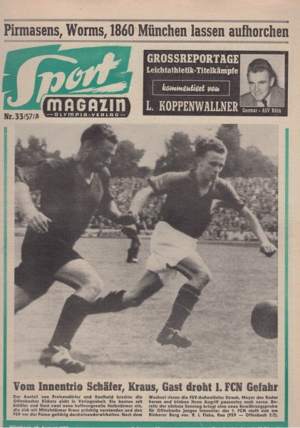 Sport Magazin - 1957 33 A - 19.08.1957