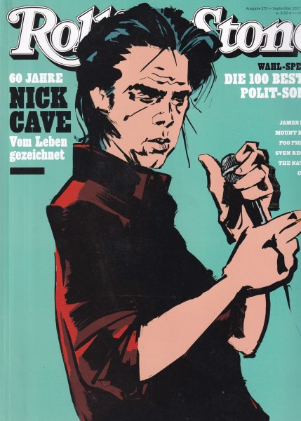 Rolling Stone 2017-09 September - Ausgabe 275 - Nick Cave, James Brown, Mount Kimbie - mit CD