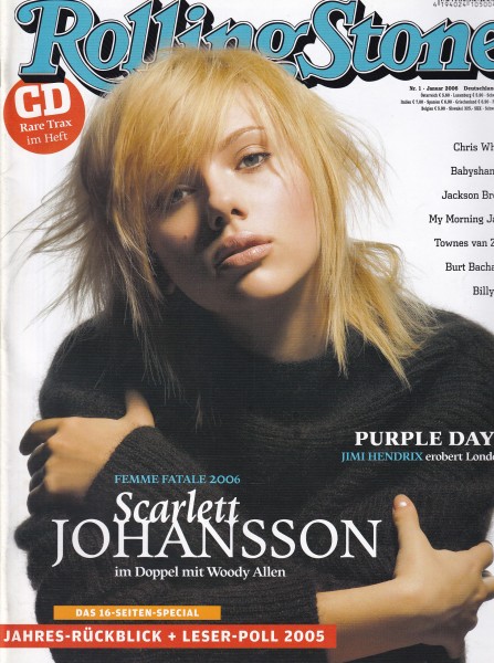 Rolling Stone 2006-01 Januar - Ausgabe 135 - Jimi Hendrix, Scarlett Johansson - mit CD