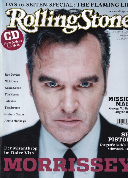 Rolling Stone 2006-04 April - Ausgabe 138 - The Flaming Lips, Morrissey, Sex Pistols - mit CD