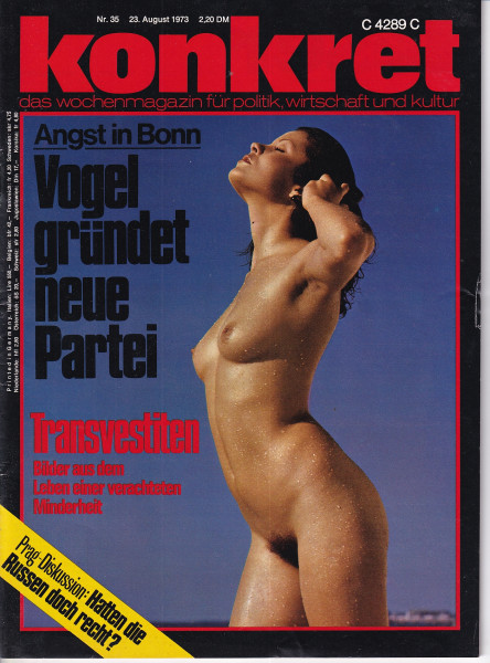 Konkret - Zeitschrift für Kultur und Politik - 23. August 1973