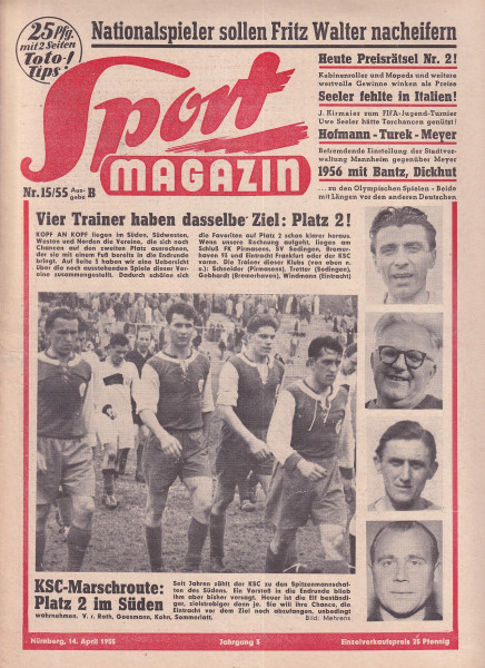 Sport Magazin - 1955 15 B - 14. April 1955