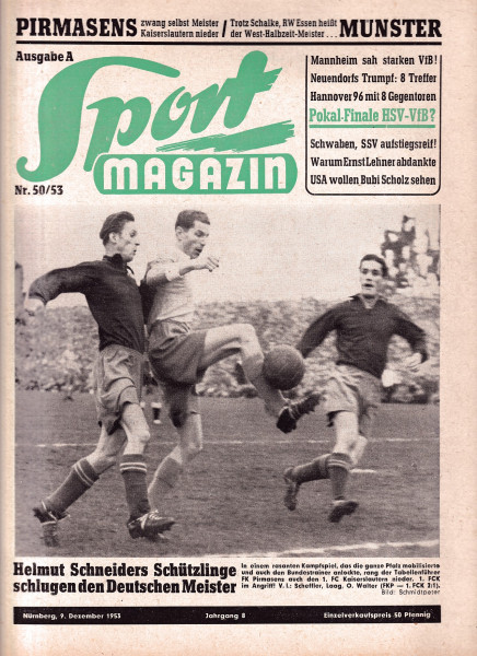 Sport Magazin - 1953 50 A - 09. Dezember 1953