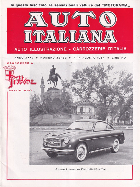 Auto Italiana - 1954 - Nr. 32-33